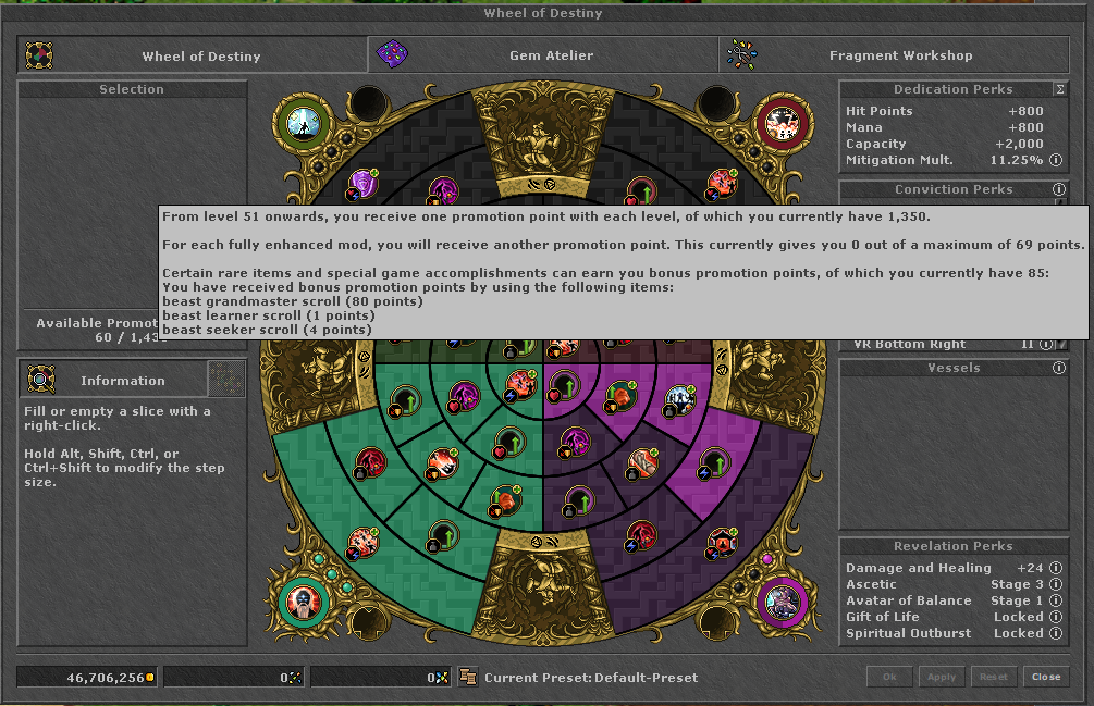 View points of the beast scroll system